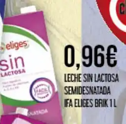 Claudio IFA ELIGES Leche sin lactosa semidesnatada oferta