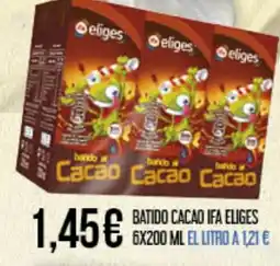 Claudio IFA ELIGES Batido cacao oferta