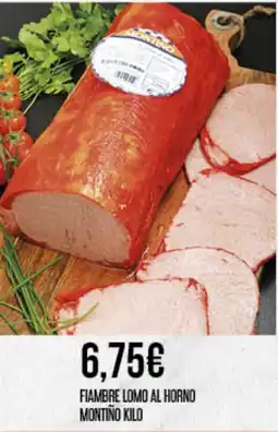 Claudio Fiambre lomo al horno montiño oferta