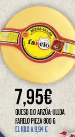 Claudio ARZÚA-ULLOA Queso do farelo pieza oferta