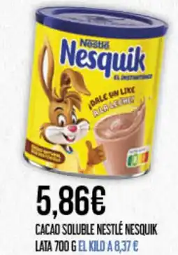 Claudio NESTLÉ Nesquik cacao soluble oferta