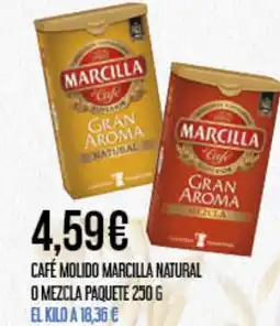 Claudio MARCILLA Café molido natural o mezcla paquete oferta