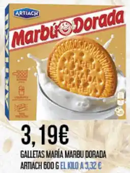 Claudio ARTIACH Galletas maría marbu dorada oferta