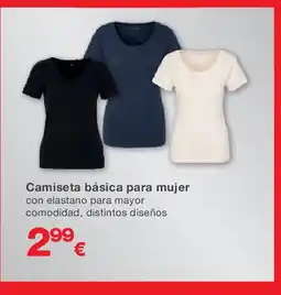 KIK Camiseta básica para mujer oferta