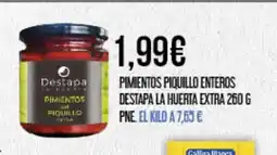 Claudio Pimientos piquillo enteros destapa la huerta extra oferta