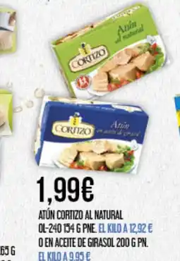 Claudio Atún cortizo al natural oferta