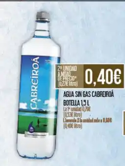 Claudio Agua sin gas cabreiroá boteilla oferta