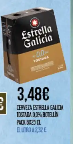 Claudio Cerveza estrella galicia tostada 0,0% botellín oferta