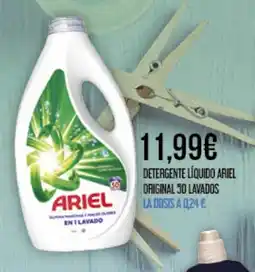 Claudio Detergente líquido ariel original 50 lavados oferta