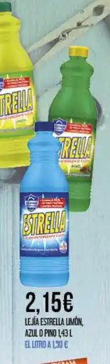 Claudio Lejía estrella limón, azul o pino oferta