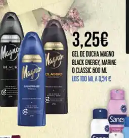 Claudio Gel de ducha magno black energy, marine o classic oferta