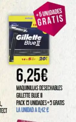 Claudio Maquinillas desechables gillette blue ii oferta