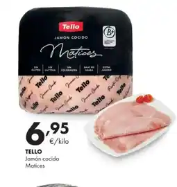 Supermercados Lupa TELLO Jamón cocido Matices oferta