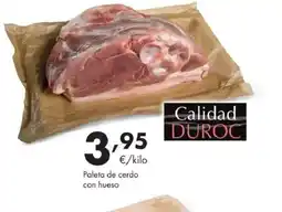 Supermercados Lupa Paleta de cerdo con hueso oferta