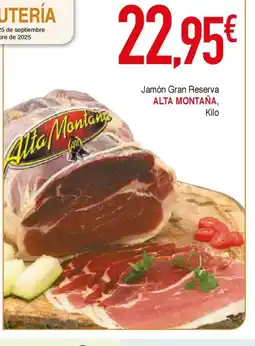 Masymas ALTA MONTAÑA Jamón Gran Reserva oferta