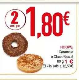 Masymas Hoops, caramelo o choco biscuit oferta