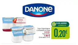 Masymas DANONE Yogur Original Natural o Enriquecido con Fresa oferta