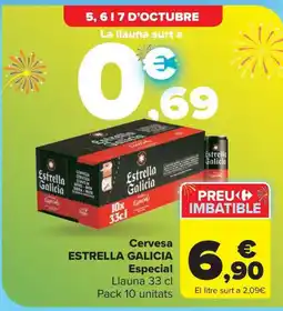 Carrefour Market ESTRELLA GALICIA Cervesa Especial oferta