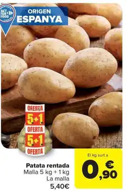 Carrefour Market Patata rentada oferta