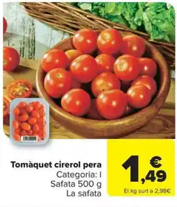 Carrefour Market Tomàquet cirerol pera oferta