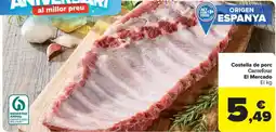 Carrefour Market Costella de porc Carrefour El Mercado oferta