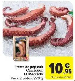 Carrefour Market Potes de pop cuit Carrefour El Mercado oferta