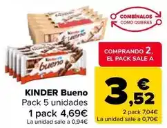 Carrefour KINDER Bueno oferta