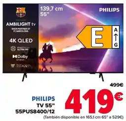 Carrefour PHILIPS tv 55 55pus8400/12 oferta