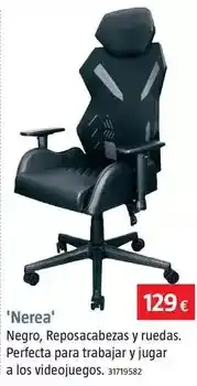 Bauhaus Silla de oficina 'nerea' oferta