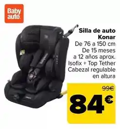 Carrefour Silla de auto konar oferta