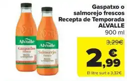 Carrefour Market ALVALLE Gaspatxo o salmorejo frescos Recepta de Temporada oferta