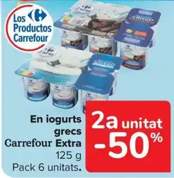 Carrefour Market En iogurts grecs Carrefour Extra oferta