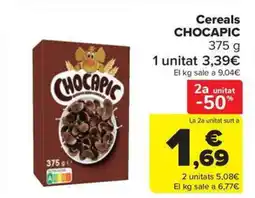 Carrefour Market CHOCAPIC Cereals oferta