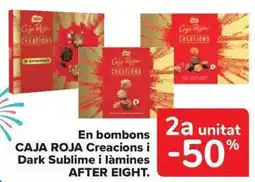 Carrefour Market AFTER EIGHT En bombons caja roja creacions i dark sublime i làmines oferta