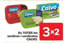 Carrefour Market CALVO En totes les sardines i sardinetes oferta