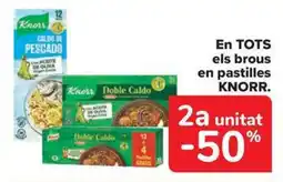 Carrefour Market KNORR En tots els brous en pastilles oferta