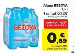 Carrefour Market BEZOYA Aigua oferta