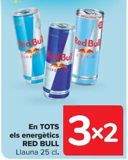 Carrefour Market RED BULL En tots els energètics oferta