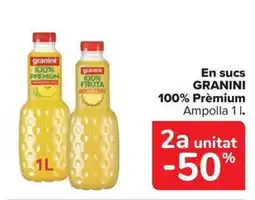Carrefour Market GRANINI En sucs 100% Prèmium oferta