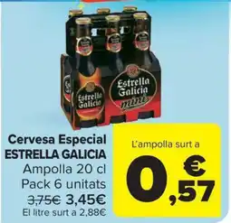 Carrefour Market ESTRELLA GALICIA Cervesa Especial oferta