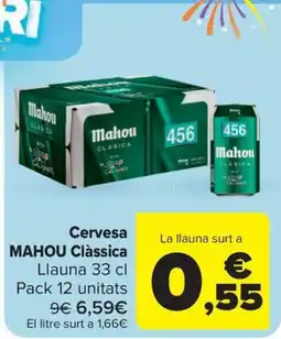 Carrefour Market MAHOU Cervesa Clàssica oferta
