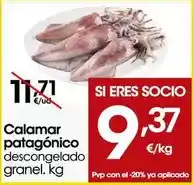 Eroski Calamar patagónico oferta