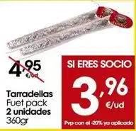Eroski Casa tarradellas - fuet oferta