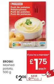Eroski Eroski - mashed potato oferta