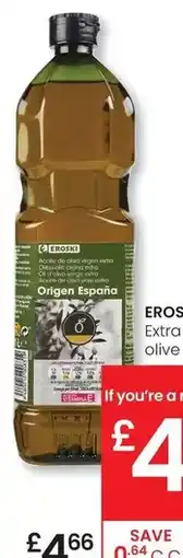 Eroski Eroski - extra virgin olive oil oferta