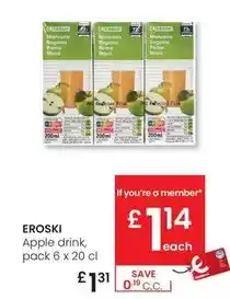 Eroski Eroski - apple drink oferta