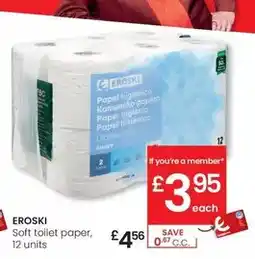 Eroski Eroski - soft toilet paper oferta