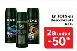 Carrefour Market AXE En tots els desodorants oferta