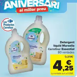 Carrefour Market Detergent líquid Marsella Carrefour Essential oferta