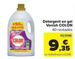Carrefour Market COLON Detergent en gel Vanish oferta